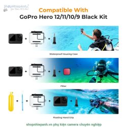 thumbnail Bộ phụ kiện K&F concept 21in1 Action Camera Waterproof for GOPRO Hero 9/10/11/12 (SKU.2089) - 0