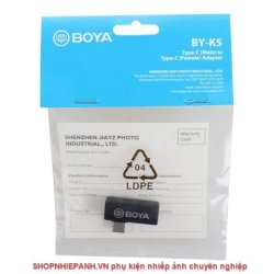 thumbnail Boya BY-K5 type C to type C adapter - 3