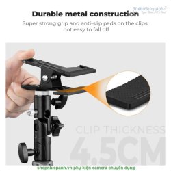 thumbnail Bracket Kẹp hắt sáng kẹp phông kẹp bàn đa năng K&F concept (KF18.0014) - 3