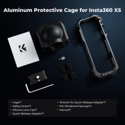thumbnail Cage nhôm bảo vệ Insta360 X5 hiệu K&F concept dòng nâng cấp (KF31.182) - 6