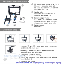 thumbnail Cage rig Yelangu C1 for DSLR - 5