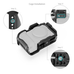 thumbnail Cage SmallRig HawkLock Quick Release Cage for Canon EOS R6 V 6372 - 2