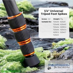 thumbnail Ốc Cao su chống trượt tripod monopod - 1