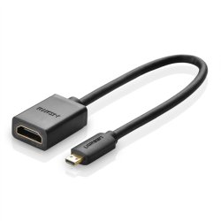 thumbnail Cáp chuyển Micro HDMI to HDMI Female Ugreen 20134 - 0