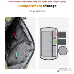 thumbnail Cặp K&F Concept Alpha Camera Sling Bag KF13.157V2 10L Green - 2