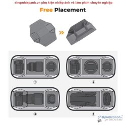 thumbnail Cặp K&F Concept Alpha Camera Sling Bag KF13.157V2 10L Green - 1