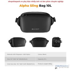 thumbnail Cặp K&F Concept Alpha Camera Sling Bag KF13.157V1 10L Black - 5