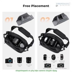 thumbnail Cặp K&F Concept Alpha Camera Sling Bag KF13.157V4 10L Camo - 2