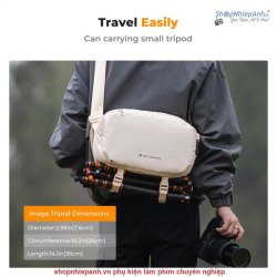 thumbnail Cặp K&F Concept Alpha Camera Sling Bag KF13.157V5 10L Beige - 3