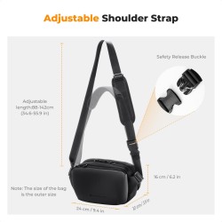 thumbnail Cặp K&F Concept Alpha Camera Sling Bag KF13.188 4L BLACK - 4