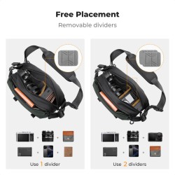 thumbnail Cặp K&F Concept Alpha Camera Sling Bag KF13.188V1 4L Green - 1