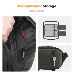 thumbnail Cặp K&F Concept Alpha Camera Sling Bag KF13.188V1 4L Green - 2