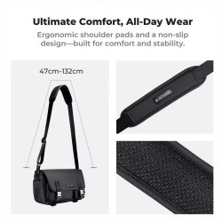 thumbnail Cặp K&F Concept Sling Bag 10L UrbanWander 11  Black KF13.142 - 2