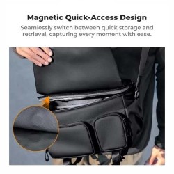 thumbnail Cặp K&F Concept Sling Bag 10L UrbanWander 11  Black KF13.142 - 4