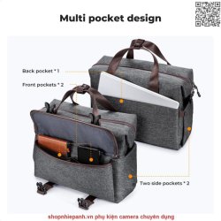thumbnail Cặp K&F Concept Sling Bag KF13.186 8L Urban Wander 09 (Dark Grey) - 2