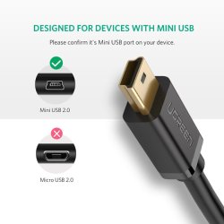 thumbnail Cáp Mini USB to USB 2.0 dài 3m Ugreen chính hãng - 5