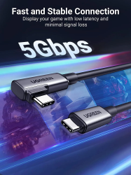 thumbnail Cáp Type C sạc và truyền dữ liệu dài 5M Ugreen 90629 - 0