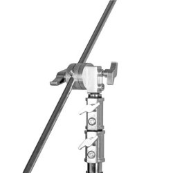 thumbnail Chân đèn C stand cao 325cm và tay treo đèn inox (CK-2) - 0