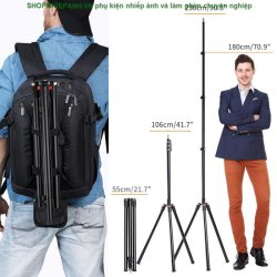 thumbnail Chân đèn gấp ngược cao cấp K&F concept KF34.009V1 siêu chắc - 7