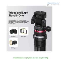 thumbnail Chân đèn kiêm tripod Auto-Open Ulanzi MT80 - 7