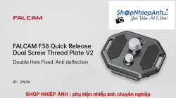 thumbnail Falcam F38 Quick Release Dual Screw Thread Plate V2 - 2969A - 4