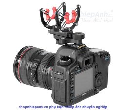 thumbnail chống rung Boya BY-C40 suspension shockmount for microphone shotgun - 1