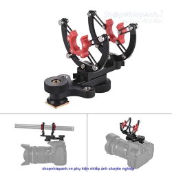 thumbnail chống rung Boya BY-C40 suspension shockmount for microphone shotgun - 4