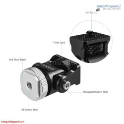 thumbnail Ốc đổi góc Cold shoe xoay 180 độ Andoer - 1