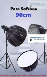 thumbnail Combo 1 cây đèn ET-300-S V2 Softbox Tolifo Parabolic 90cm Pro 2700K-6500K NEW VERION 300W trọn gói - 7