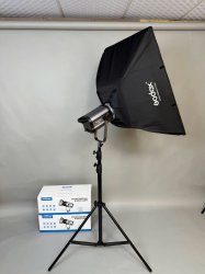 thumbnail Combo 1 cây đèn Led MARKPRO 200X 200W 2700K-6500K softbox Godox 60x90 cm - 6