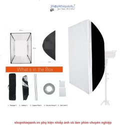 thumbnail Combo 1 cây đèn led XY-500W Bi-Color 2700-6500K và softbox 60x90 cm - 7