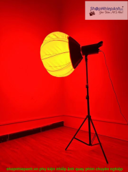 thumbnail Combo 1 cây đèn RGBW-600 100W 2700K-5600K 8 màu RGB kèm chân và softbox cầu - 0