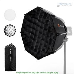 thumbnail Combo 1 cây Led K&F concept PL-60B 60W và softbox Parabolic 40cm - 0