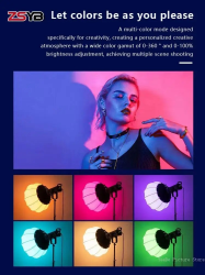 thumbnail Combo 1 đèn Led ZSYB Y500RGB bi color kèm softbox cầu lantern 65cm - 0
