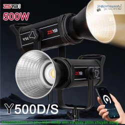 thumbnail Combo 1 đèn Led ZSYB Y500S bi color siêu sáng 500w kèm softbox cầu lantern 65cm - 1