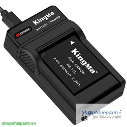 thumbnail Combo 1 pin 1 sạc Kingma for Canon NB-11L Canon IXUS 132, 150, 155, 160, 170, 275 HS, PowerShot A2300, A2500, A2600, PowerShot ELPH 110 HS, 115 is, 130 is, 320 HS - 0
