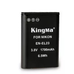 thumbnail Combo 1 pin 1 sạc Kingma for nikon EN-EL23  Nikon Coolpix B700, P900, P600, P610, S810c - 0