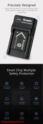 thumbnail Combo 1 pin 1 sạc Kingma for Sony NP-BN1  WX W T TX series - 3