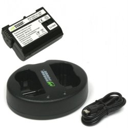 thumbnail Combo 1 Viên Pin Và Sạc Đôi WASABI EN-EL15 For Nikon D610 D810 D7000 D7100...