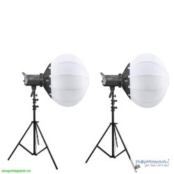 thumbnail Combo 2 cây đèn ET-300-S 300W V2 pro NEW VERSION và lantern softbox 65cm