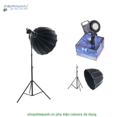thumbnail Combo 2 cây Đèn LED XY-500W Bi-Color 2700-6500K và softbox Parabolic 65cm - 0
