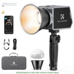 thumbnail Combo 2 cây Led K&F concept PL-60B 60W COB 4500mAh Type-C PD Fast Charging 12 Light Effects 2700K-6500K - 0