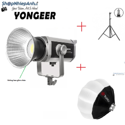thumbnail Combo 2 đèn Led Yongeer SL300Pro 600W 2700K-6500K softbox lantern chinaball PRO - 9