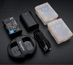 thumbnail Combo 2 pin 1 sạc Kingma for Canon LP-E6 canon EOS R6 R5 R 5DIV 5DIII 5DII 90D 80D 70D 60D - 0