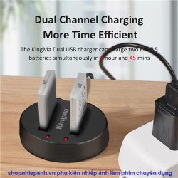 thumbnail Combo 2 pin 1 sạc Kingma LCD BM015 for Nikon EN-EL5 Nikon Coolpix 3700, 4200, 5200, 5900, 6000, 7900, P3, P4, P80, P90, P100, P500, P510, P520, P530, P5000, P5100, P6000, S10 - 0