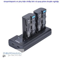 thumbnail Combo 2 pin 1 sạc Kingma LCD BM048 2200MAH for đèn led - 0