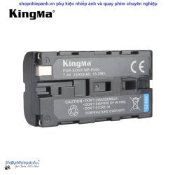 thumbnail Combo 2 pin 1 sạc Kingma LCD BM048 2200MAH for sony NP-F550 F570 F770 F970 - 6