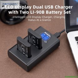 thumbnail Combo 2 pin 1 sạc Kingma LCD BM048 ricoh DB-110  for Ricoh GR3 GR3x GRIII GRIIIx Olympus TG4 TG5 TG6 olympiyus LI90B/LI92B - 0