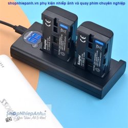 thumbnail Combo 2 pin 1 sạc Kingma LCD BM048 2200MAH for sony NP-F550 F570 F770 F970 - 3