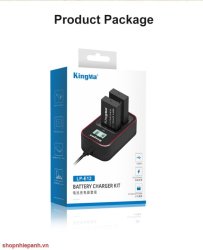 thumbnail Combo 2 pin 1 sạc Kingma LCD BM058 for Canon LP-E12 Canon EOS M M200 M100 M50 Mark ii M10 M2 Rebel SL1 100D PowerShot SX70 HS Kiss X7 - 3